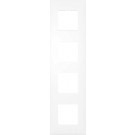 Plaque 4 postes blanc ARNOULD 64404