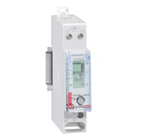 Interrupteur horaires programmables standard hebdomadaire 120/230V 16A 250V 1 module LEGRAND 003705