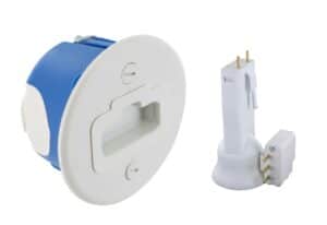 BOITIER CENTRE E27 PROF.40MM