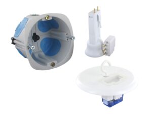 BOITIER CENTRE E27 PROF.50MM